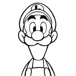Luigi (Video Games) coloring page #174666 to print and color