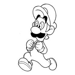 Luigi (Video Games) coloring page #174667 to print and color