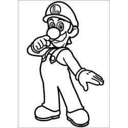 Luigi (Video Games) coloring page #174671 to print and color