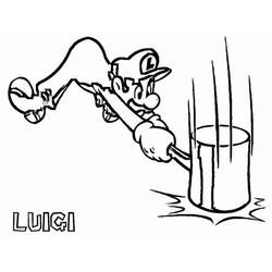 Luigi (Video Games) coloring page #174678 to print and color