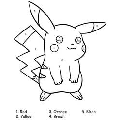 Magic Pokemon - Free printable coloring pages