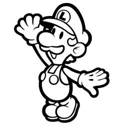 Mario (Video Games) coloring page #172096 to print and color
