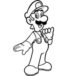 Mario (Video Games) coloring page #172101 to print and color
