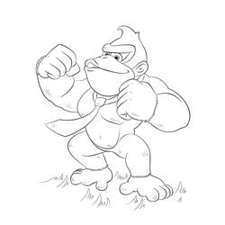 Mario (Video Games) coloring page #172108 to print and color