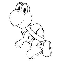 Mario (Video Games) coloring page #172125 to print and color