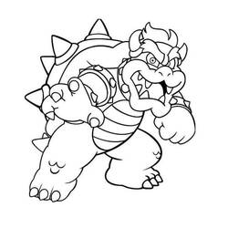 Mario (Video Games) coloring page #172128 to print and color