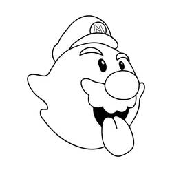 Mario (Video Games) coloring page #172137 to print and color