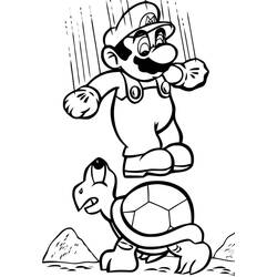 Mario (Video Games) coloring page #172139 to print and color