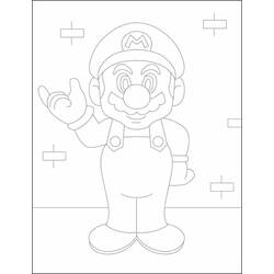Mario (Video Games) coloring page #172144 to print and color