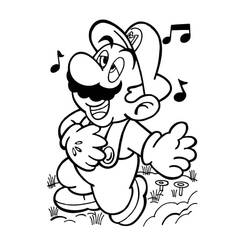 Mario (Video Games) coloring page #172145 to print and color