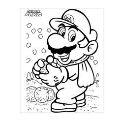 Mario (Video Games) coloring page #172174 to print and color