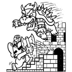 Coloring page: Mario Bros (Video Games) #112471 - Printable coloring pages