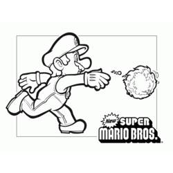 Coloring page: Mario Bros (Video Games) #112474 - Free Printable Coloring Pages