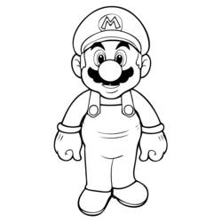 Coloring page: Mario Bros (Video Games) #112477 - Free Printable Coloring Pages