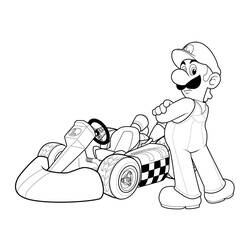 Coloring page: Mario Bros (Video Games) #112478 - Free Printable Coloring Pages