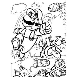 Coloring page: Mario Bros (Video Games) #112479 - Printable coloring pages