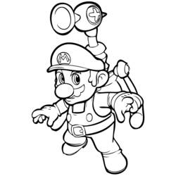 Coloring page: Mario Bros (Video Games) #112486 - Printable coloring pages