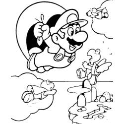 Coloring page: Mario Bros (Video Games) #112487 - Free Printable Coloring Pages
