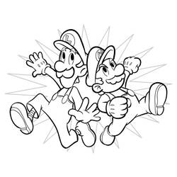 Coloring page: Mario Bros (Video Games) #112493 - Free Printable Coloring Pages