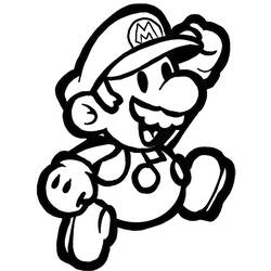 Coloring page: Mario Bros (Video Games) #112495 - Printable coloring pages