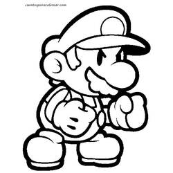 Coloring page: Mario Bros (Video Games) #112512 - Printable coloring pages