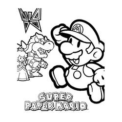 Coloring page: Mario Bros (Video Games) #112526 - Free Printable Coloring Pages