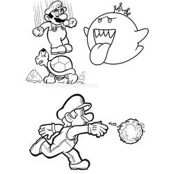 Coloring page: Mario Bros (Video Games) #112530 - Free Printable Coloring Pages
