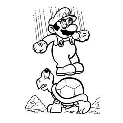 Coloring page: Mario Bros (Video Games) #112545 - Free Printable Coloring Pages