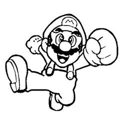Coloring page: Mario Bros (Video Games) #112565 - Free Printable Coloring Pages
