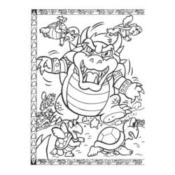 Coloring page: Mario Bros (Video Games) #112574 - Free Printable Coloring Pages