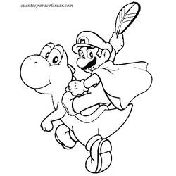 Coloring page: Mario Bros (Video Games) #112590 - Free Printable Coloring Pages