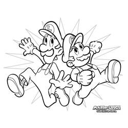 Coloring page: Mario Bros (Video Games) #112591 - Printable coloring pages