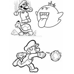 Coloring page: Mario Bros (Video Games) #112598 - Free Printable Coloring Pages