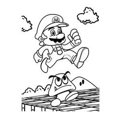 Coloring page: Mario Bros (Video Games) #112603 - Free Printable Coloring Pages
