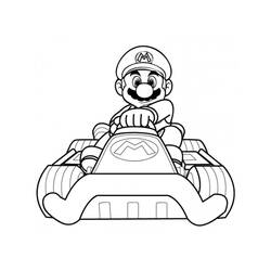 Coloring page: Mario Kart (Video Games) #154425 - Printable coloring pages