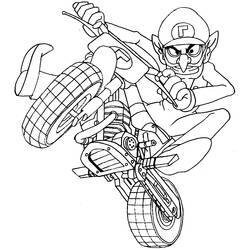 Coloring page: Mario Kart (Video Games) #154443 - Printable coloring pages
