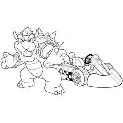Coloring page: Mario Kart (Video Games) #154448 - Printable coloring pages
