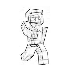 Coloring page: Minecraft (Video Games) #113754 - Free Printable Coloring Pages