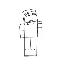 Coloring page: Minecraft (Video Games) #113766 - Free Printable Coloring Pages