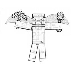 Coloring page: Minecraft (Video Games) #113776 - Free Printable Coloring Pages