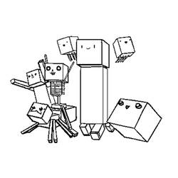 Coloring page: Minecraft (Video Games) #113800 - Free Printable Coloring Pages