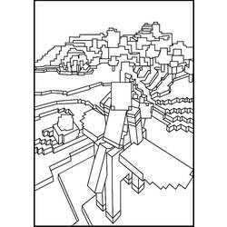 Coloring page: Minecraft (Video Games) #113839 - Printable coloring pages