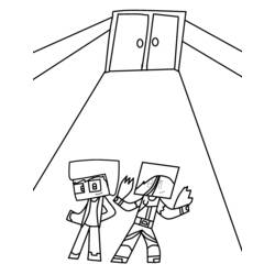Coloring page: Minecraft (Video Games) #113915 - Printable coloring pages