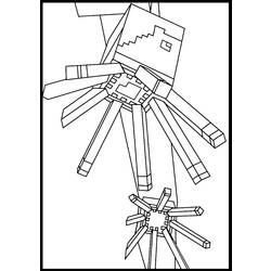 Coloring page: Minecraft (Video Games) #113959 - Free Printable Coloring Pages