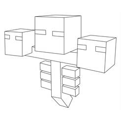 Minecraft (Video Games) coloring page #170814 to print and color