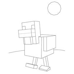 Minecraft (Video Games) coloring page #171125 to print and color