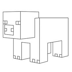 Minecraft (Video Games) coloring page #171127 to print and color
