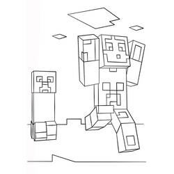 Minecraft (Video Games) coloring page #171135 to print and color