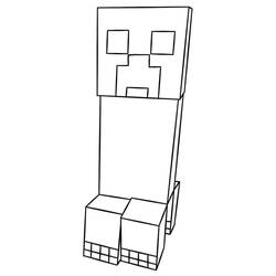 Minecraft (Video Games) coloring page #171136 to print and color
