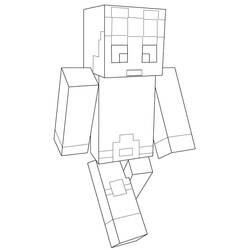 Minecraft (Video Games) coloring page #171141 to print and color